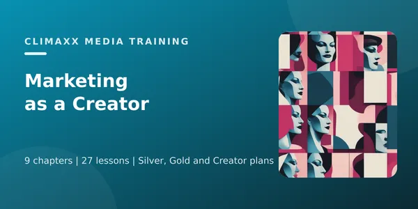 Marketing as a Creator course cover