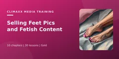 Selling Feet Pics and Fetish Content course cover